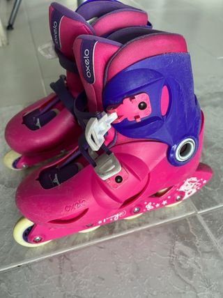Patines en línea Oxelo rosas y morados