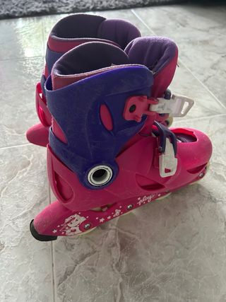 Patines en línea Oxelo rosas y morados