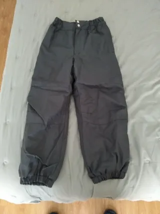 Pantalón de nieve infantil gris