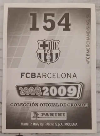 Cromo FC Barcelona Henry 2008-2009