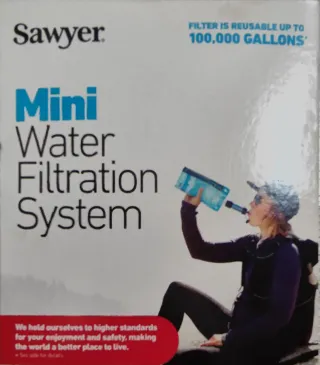Filtro de agua Sawyer Mini a estrenar