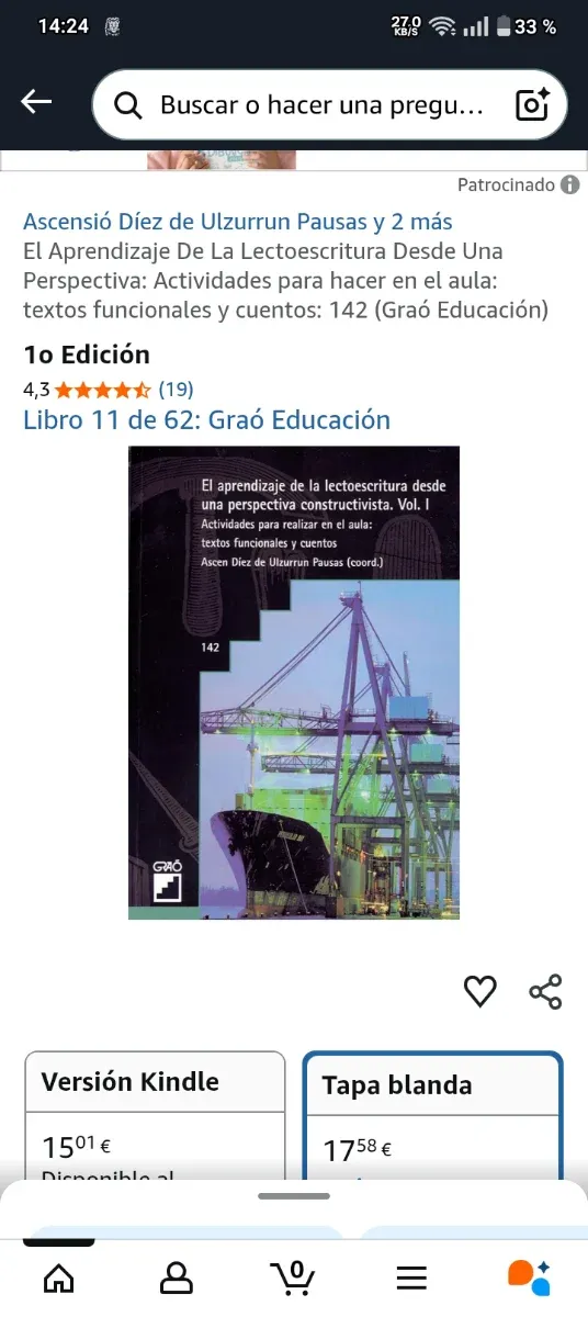 El aprendizaje de la lectoescritura Vol I y Vol II