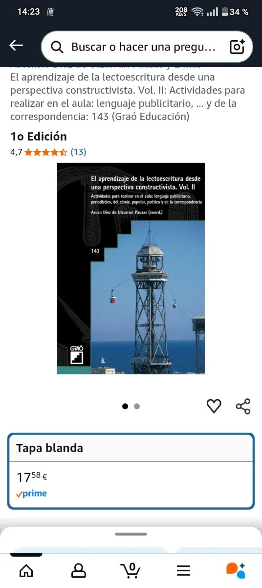 El aprendizaje de la lectoescritura Vol I y Vol II