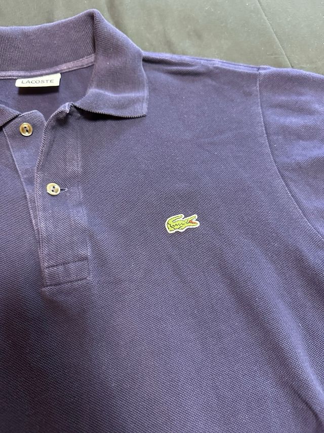 Polo Lacoste Viola Taglia 3