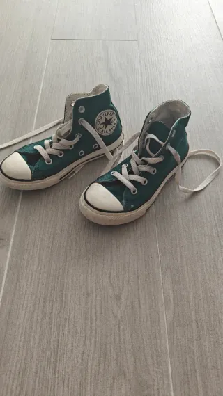 Zapatillas Converse All Star Verdes de niño