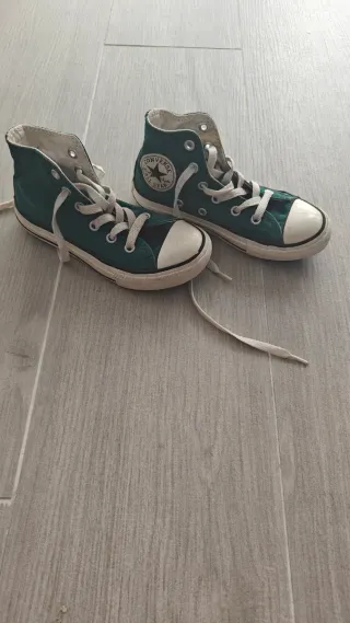 Zapatillas Converse All Star Verdes de niño