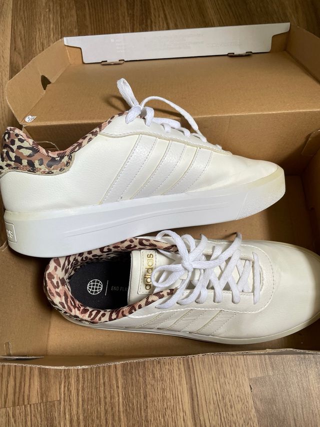 Zapatillas Adidas Blancas Animal Print