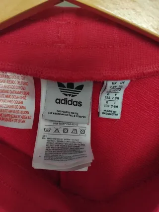 Chándal Adidas Rojo con Logo