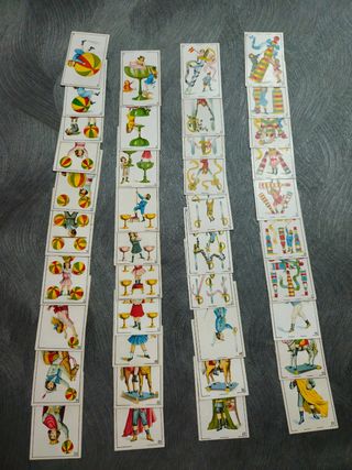 Baraja de fútbol original años 20