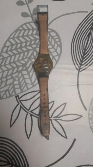 Orologio Swatch Uomo Vintage Blu/Oro