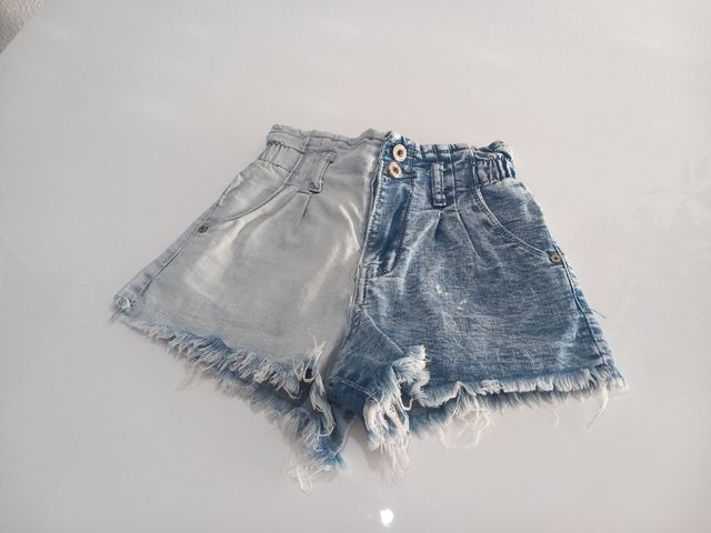 Pack 3 Shorts Vaqueros Niña T.8 Años