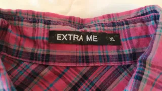 Camisa cuadros mujer rosa y morado