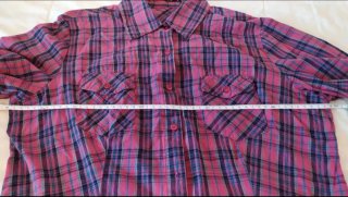 Camisa cuadros mujer rosa y morado