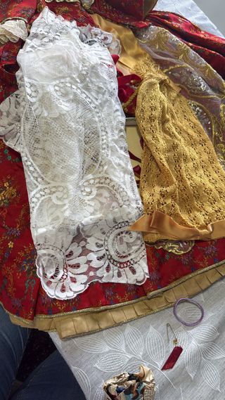 Traje de Fallera para niña de 3/4 años 
