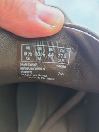 Scarpe Clarks uomo sneakers grigie taglia 44