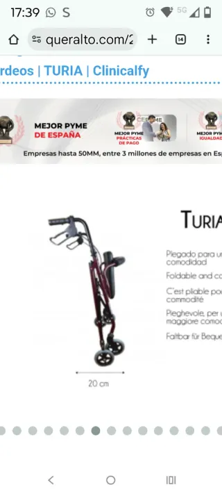 Caminador para adultos