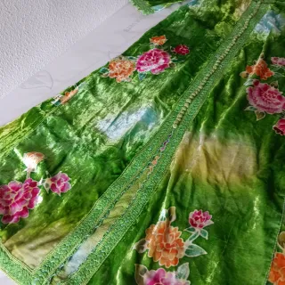 Caftán mobra verde  talla M.L