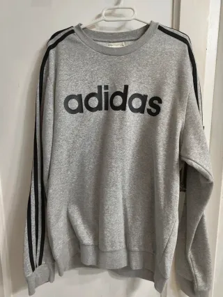 Sudadera Adidas gris 