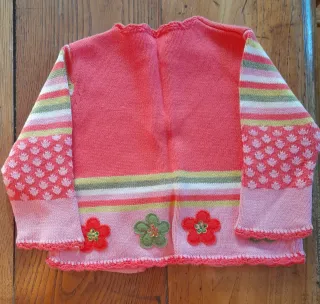 Golfino corallo 6 mesi