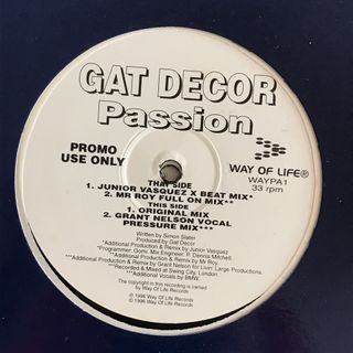 Gat Decor Passion Vinil Duplo Way Of Life
