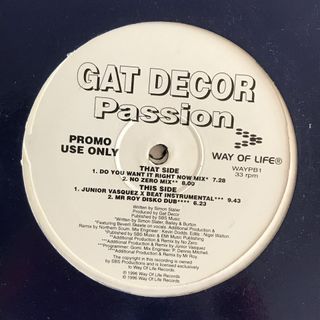 Gat Decor Passion Vinil Duplo Way Of Life