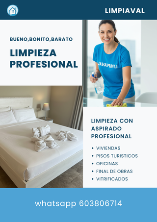 limpieza para pisos turísticos en Valencia