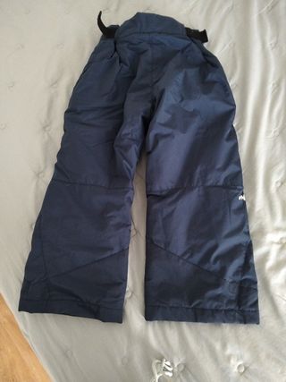 Pantalón de nieve infantil azul