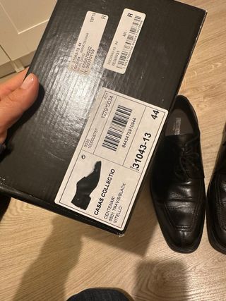 Zapatos de vestir negros Casas