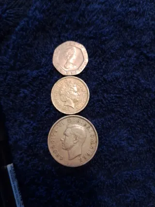 Moneda antigua George VI