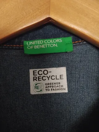 Cazadora vaquera Benetton niña T.XS