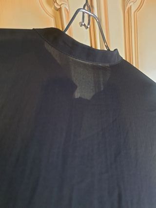 Camisa Zara Negra Manga Larga