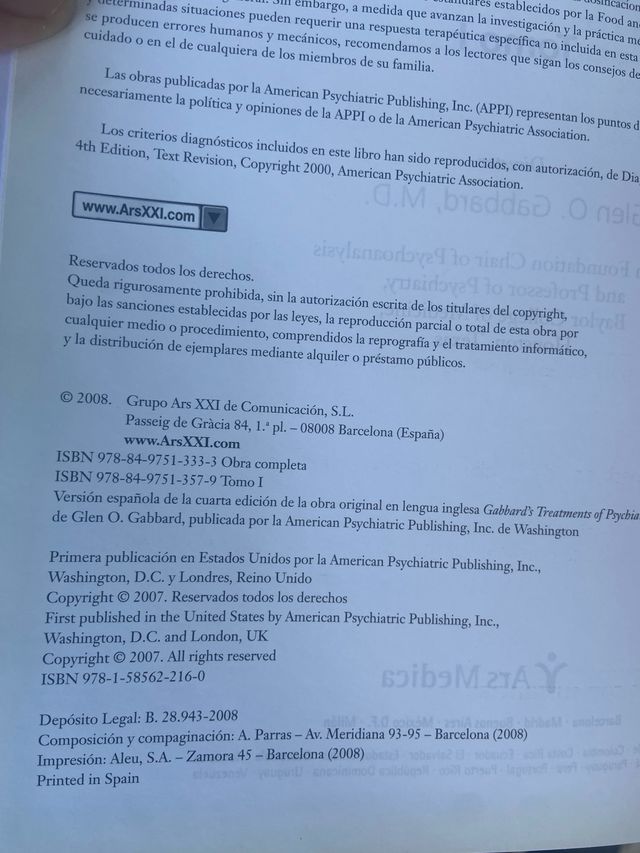Tratamientos de los trastornos psiquiátricos