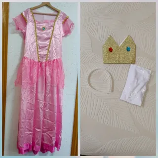 Disfraz Princesa PEACH Talla XXL