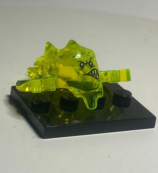 Lego Minifigure Mostro Verde Traslucido