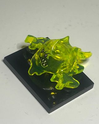 Lego Minifigure Mostro Verde Traslucido