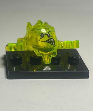 Lego Minifigure Mostro Verde Traslucido