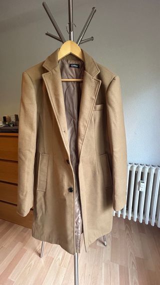 Abrigo largo camel - Italiano
