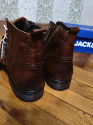 Botas Jack & Jones Piel Marrón Talla 46