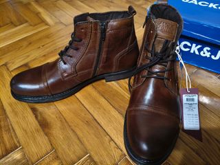 Botas Jack & Jones Piel Marrón Talla 46