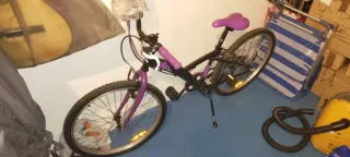Bicicleta Morada Niña