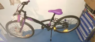 Bicicleta Morada Niña