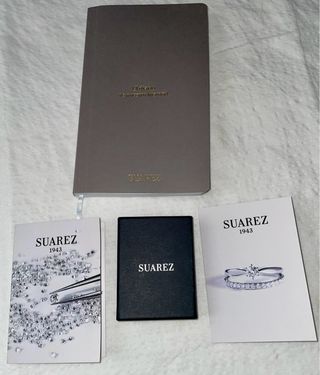Anillo de compromiso Suárez con diamantes