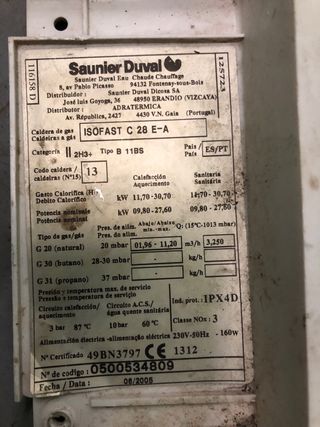 Placa Electrónica Caldera Saunier Duval ISOFAST C