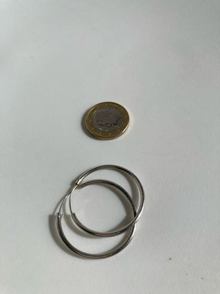 Pendientes Anillas Plata