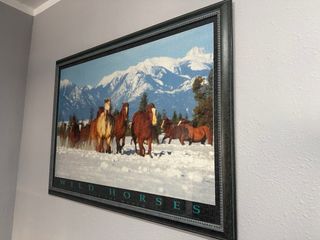 Cuadro de caballos salvajes