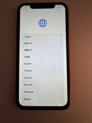 iPhone 11 Rojo - Para Piezas No
Funciona Rota