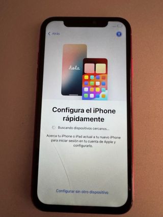 iPhone 11 Rojo - Para Piezas No
Funciona Rota