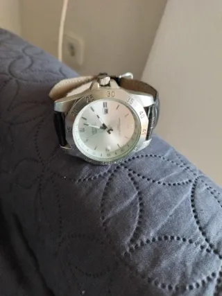 Reloj Roberto Torreta Plata y Negro