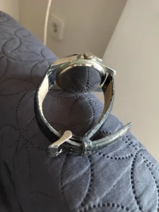 Reloj Roberto Torreta Plata y Negro