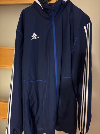 Chaqueta cortavientos Adidas azul